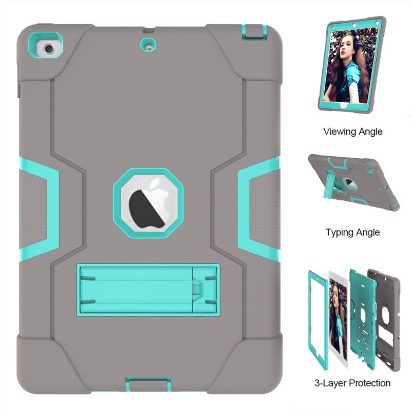 ~Heavy Duty Shockproof Case Cover For iPad 5/6/7/8/9/10/11th Gen AirPro 11 12.9"