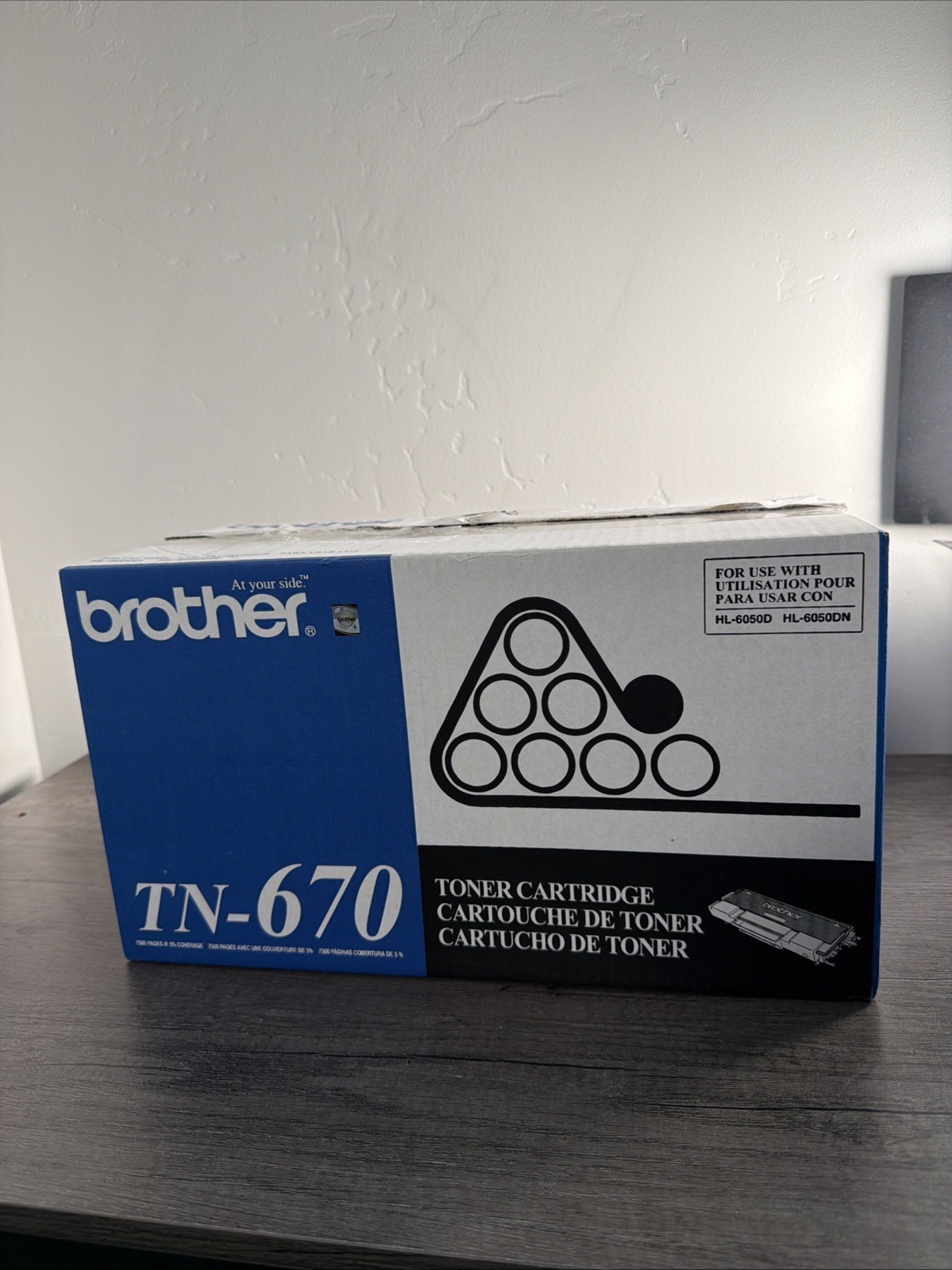 NEW Genuine Brother TN-670 Black Mono Laser Toner Cartridge HL-6050D HL-6050DN