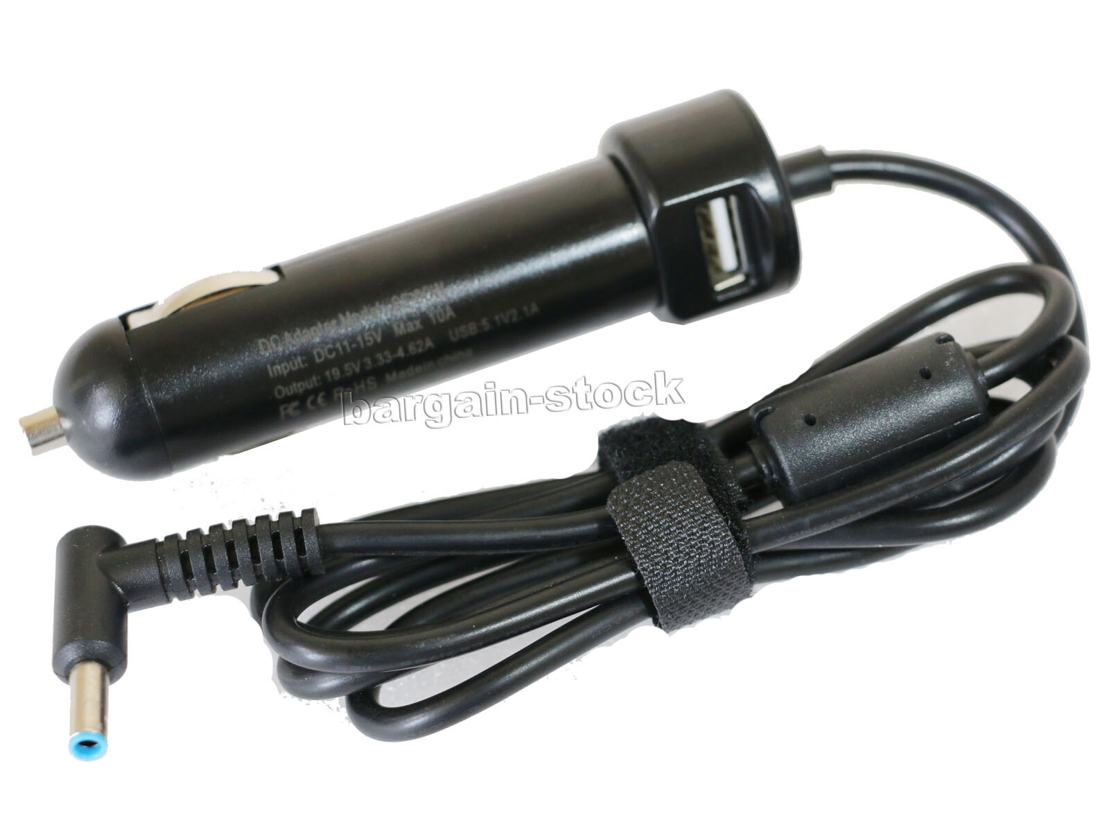 AC/DC Car Charger Adapter For HP Spectre x360 15-eb0097nr 15-df1040nr Laptop