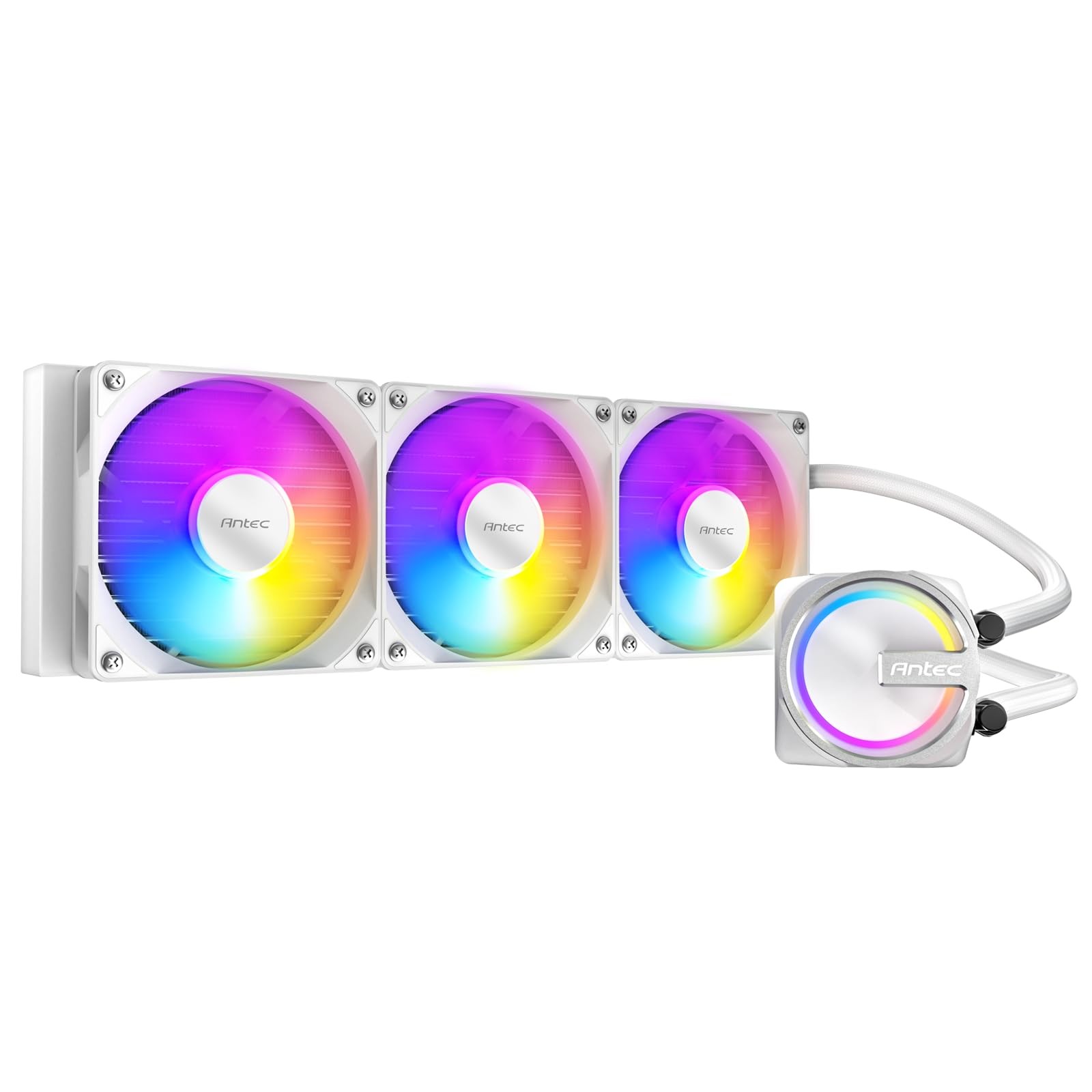 Antec Skeleton 360 ARGB AIO Liquid CPU Cooler, 360mm, White