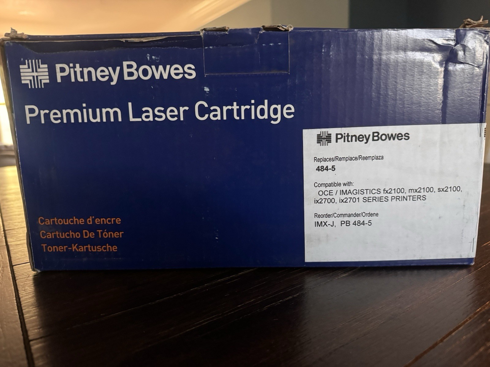 Pitney Bowes Premium Laser Cartridge 484-5 -Genuine