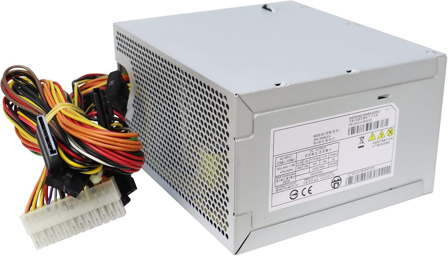 DPS-350AB-20A 350W Power Supply Fits HP ProLiant ML310e 671310-001 DPS-350AB-20