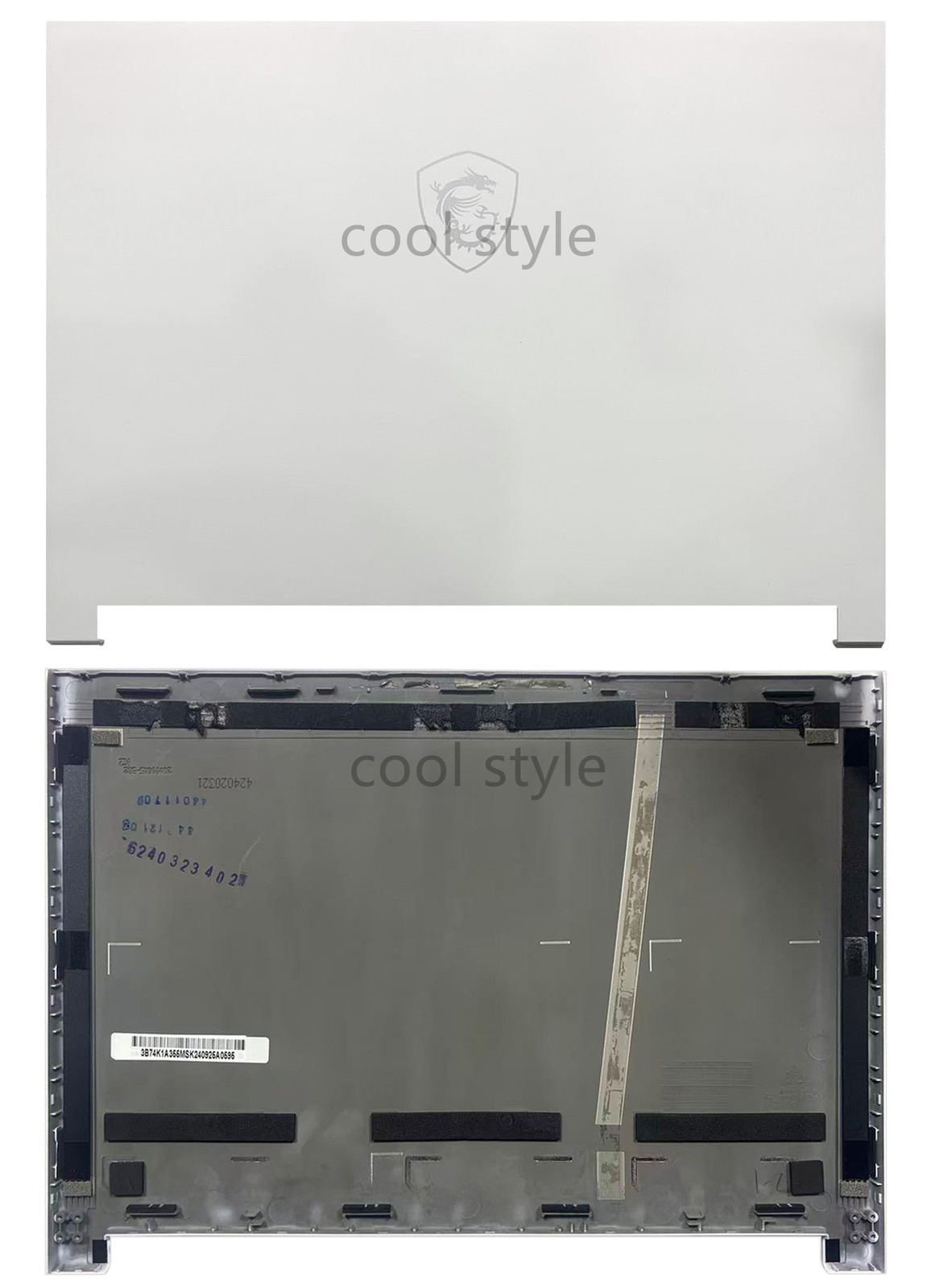New for MSI Stealth 14 Studio A13VF MS-14K1 MS-14K2 14"White Top LCD Back Cover
