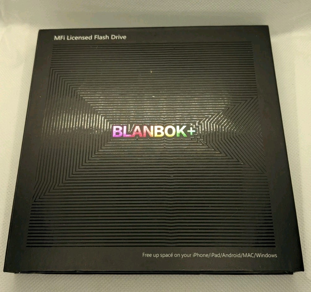 Blanbok+ MFi Licensed Flash Drive iPhone New in Box