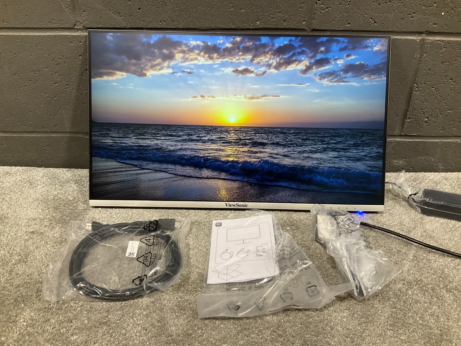 Viewsonic VX2476Smhd 24" LCD Monitor 1080p VX2476-SMHD 💚❤️💚❤️ OPEN BOX