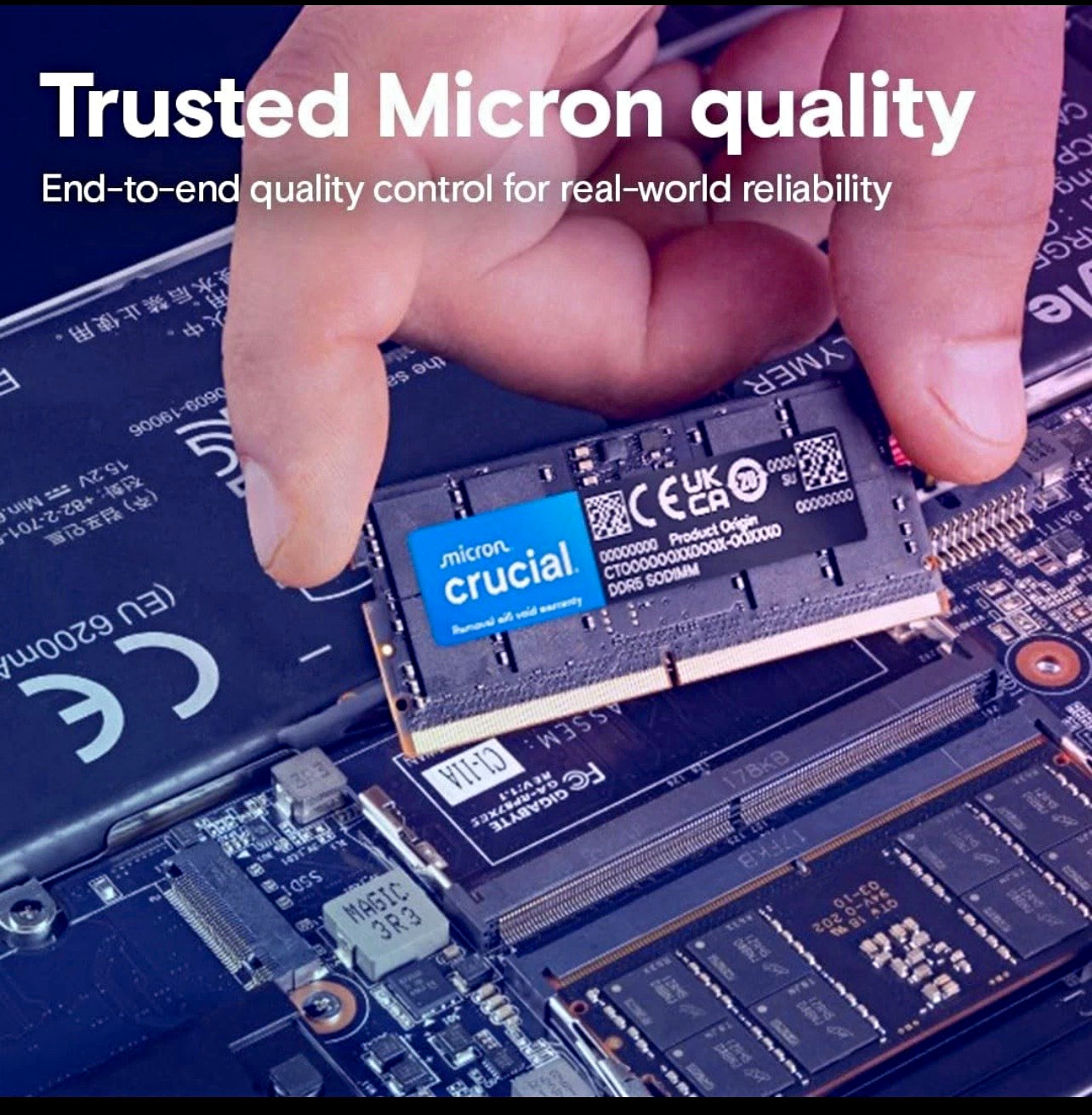 Crucial DDR5-5600 SO-DIMM Laptop RAM 1 x  8GB 262-Pin Non-ECC