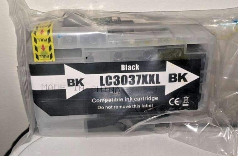 High Yield Black Ink Cartridge – Compatible with Brother LC3037XL LC3037 LC3039