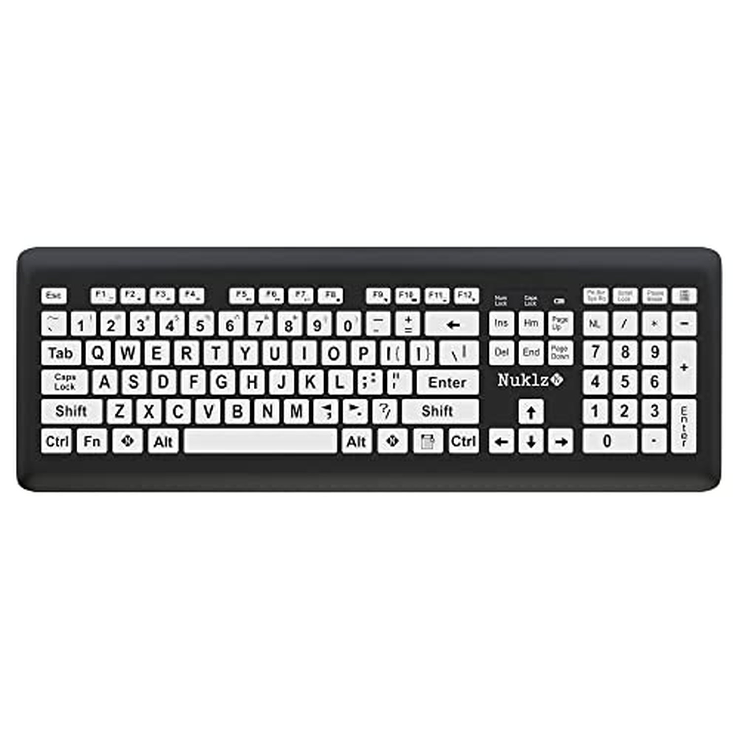 Magnus 325 | Wireless Large Print Full Size Computer Keyboard | High Contrast...