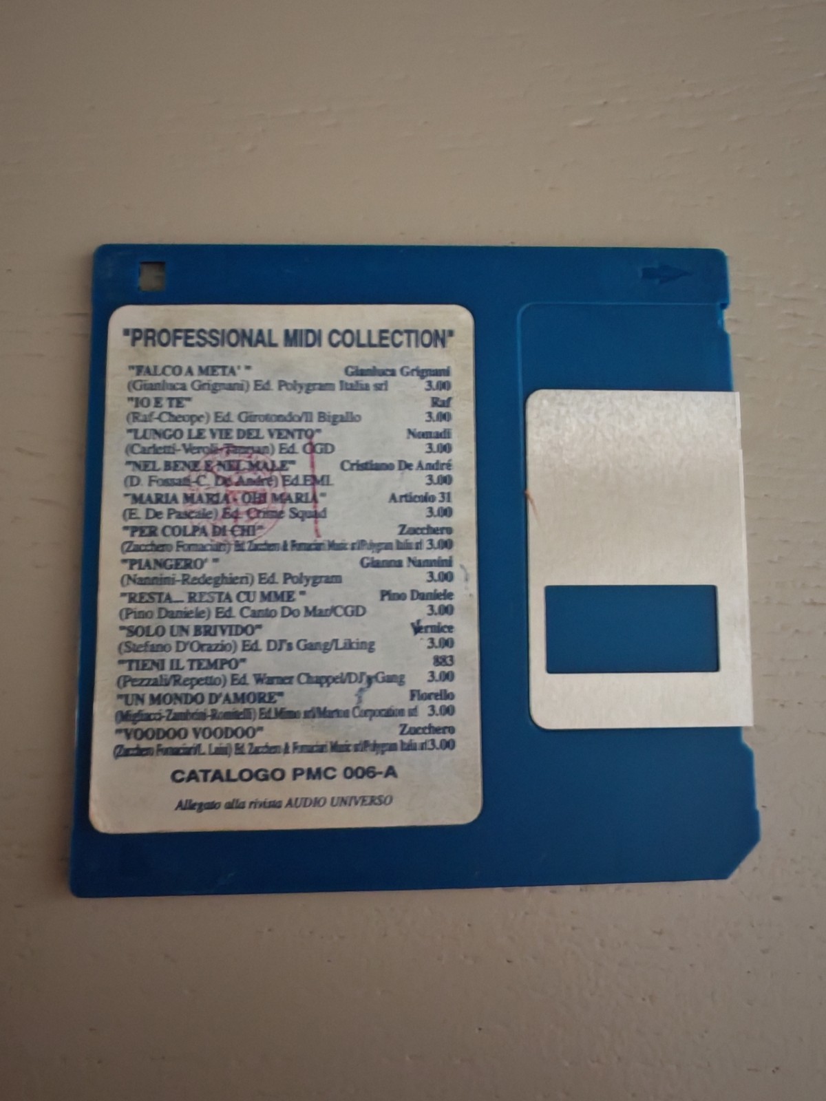Floppy Disk 3.5" MIDI Professional Collection PMC 006-A 12-Track Universe Audio