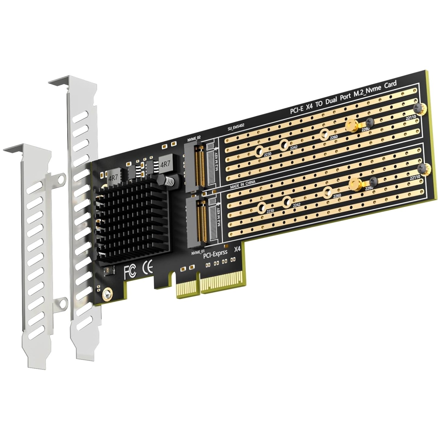 PCIe Bifurcation M.2 NVMe to PCIe 3.0 X4 Adapter//