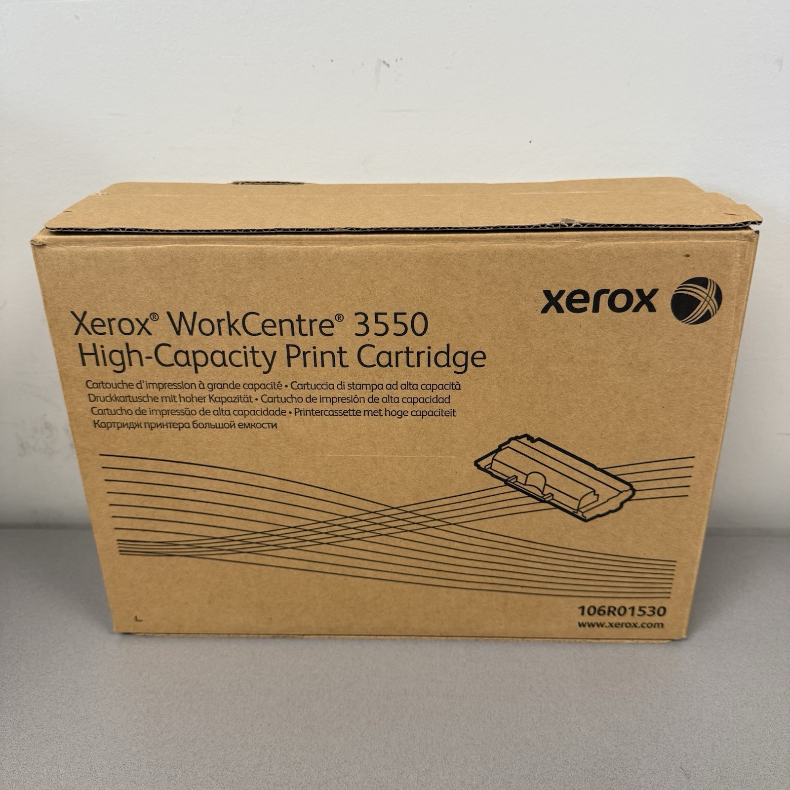 Xerox 106R01530 WorkCentre 3550 Black High-Capacity Toner 11K Pages Genuine NEW