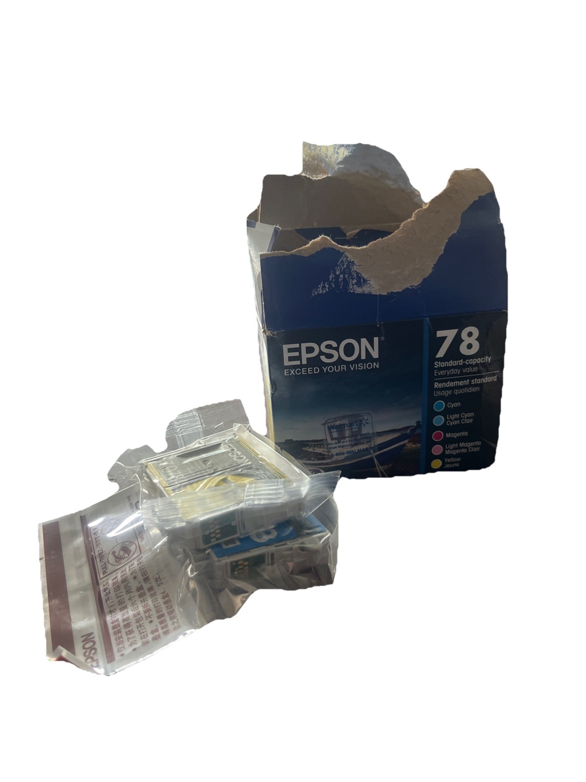 Epson T078920 Claria Hi-Definition 78 Inkjet Cartridge Pack 7 Cartridges Expired