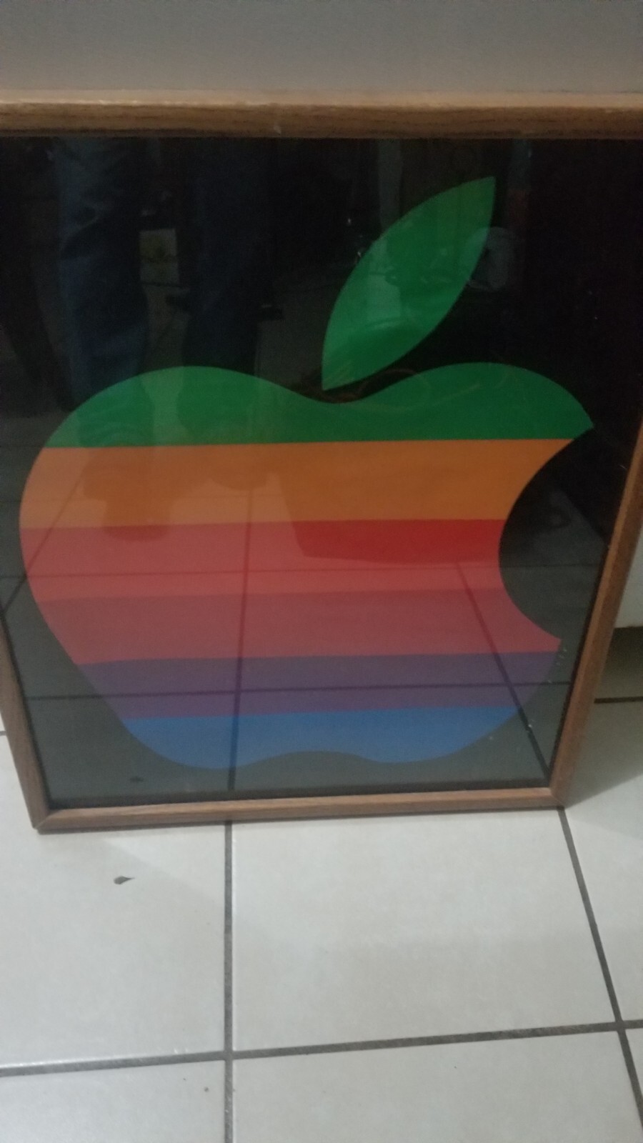 Vintage Original Apple Computers Rainbow Logo  1980  poster