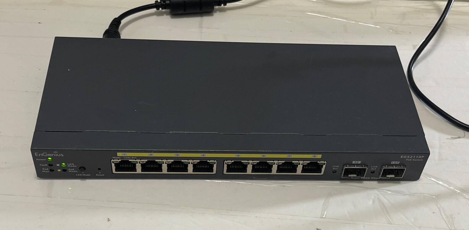 EnGenius EGS2110P 8 Port Managed Gigabit PoE Smart Switch
