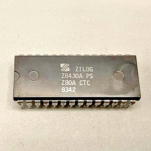 Lot of 9 NOS Zilog Z8430A PS (Z80A CTC) — 4-Channel Timer/Counter IC, DIP-28