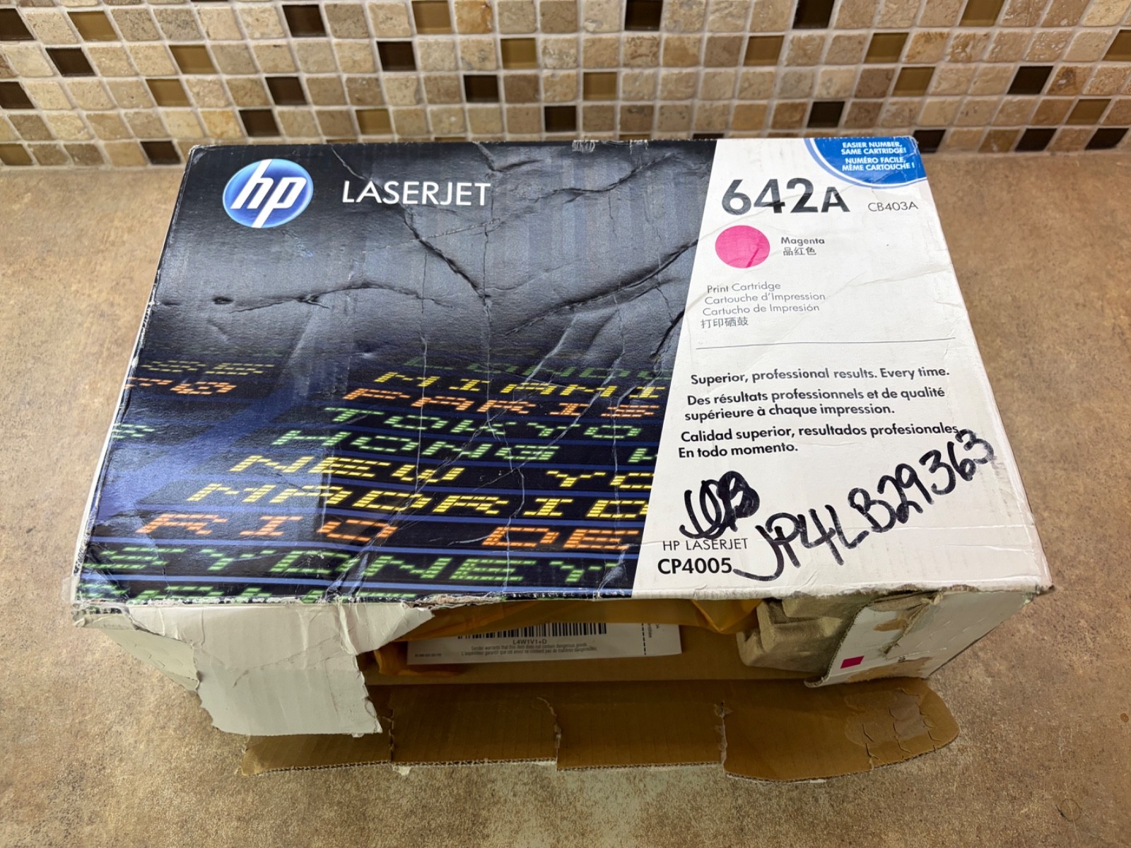 Genuine HP LaserJet CB403A / 642A Magenta Toner Cartridge for CP4005