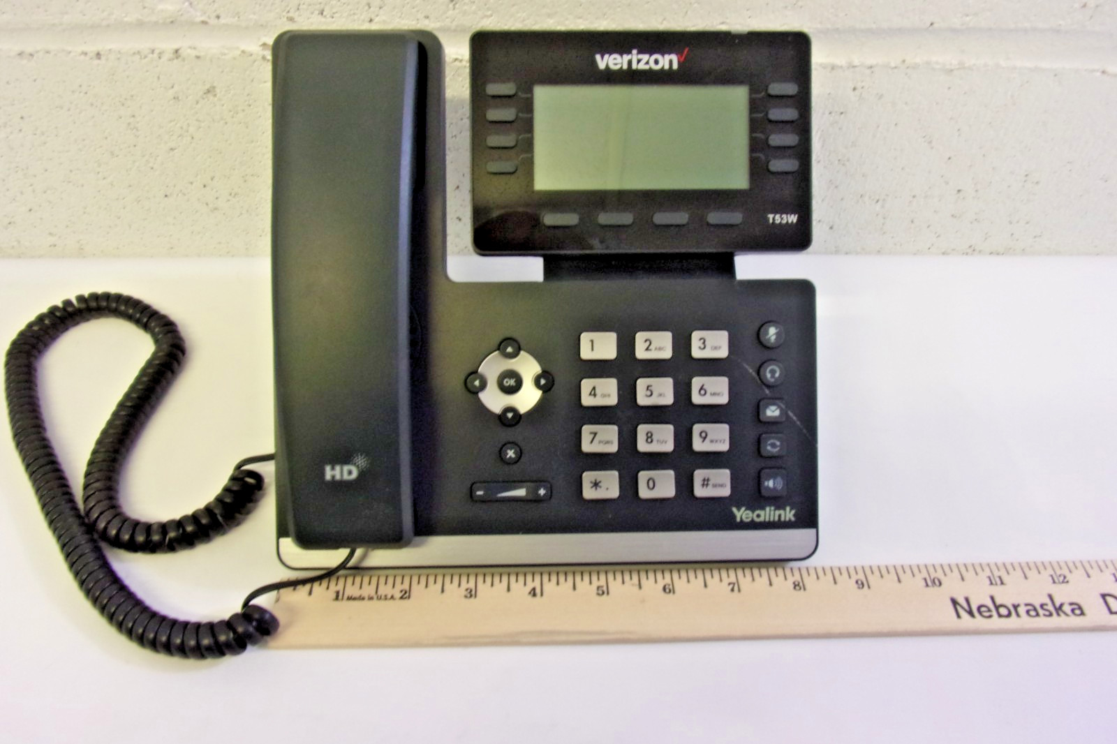 Yealink Verizon SIP-T53W IP Phone WiFi Excellent Condition new cords