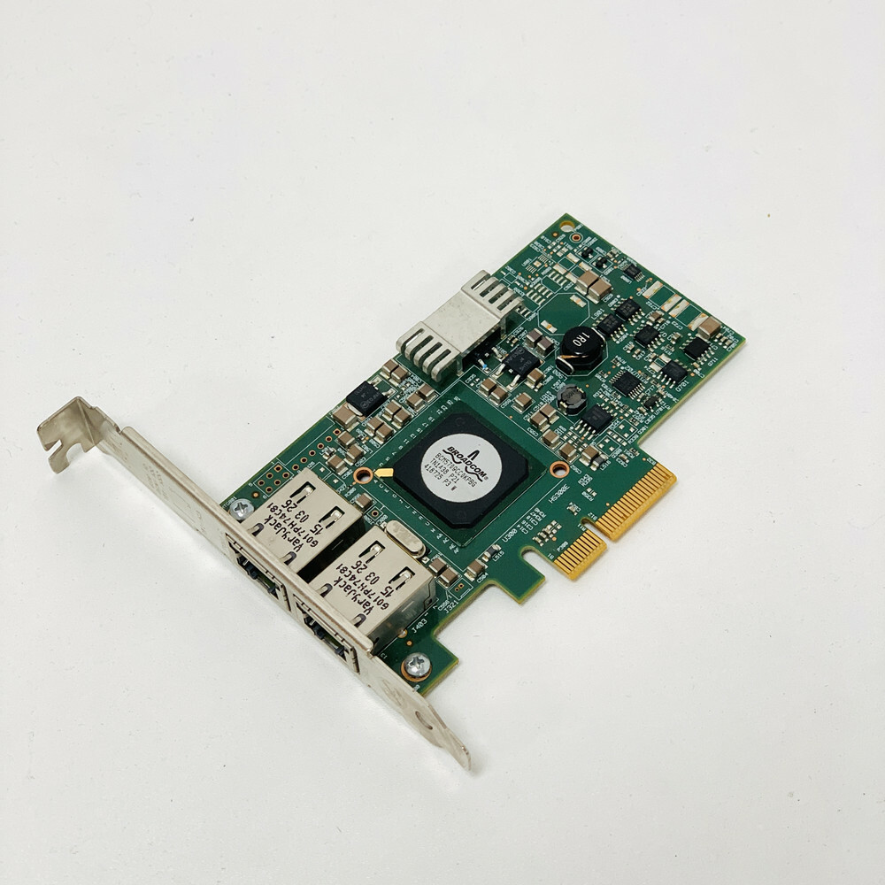 Original F169G 2 Port Gigabit Network Card FOR DELL bcm5709C Chip G218C 0F169G