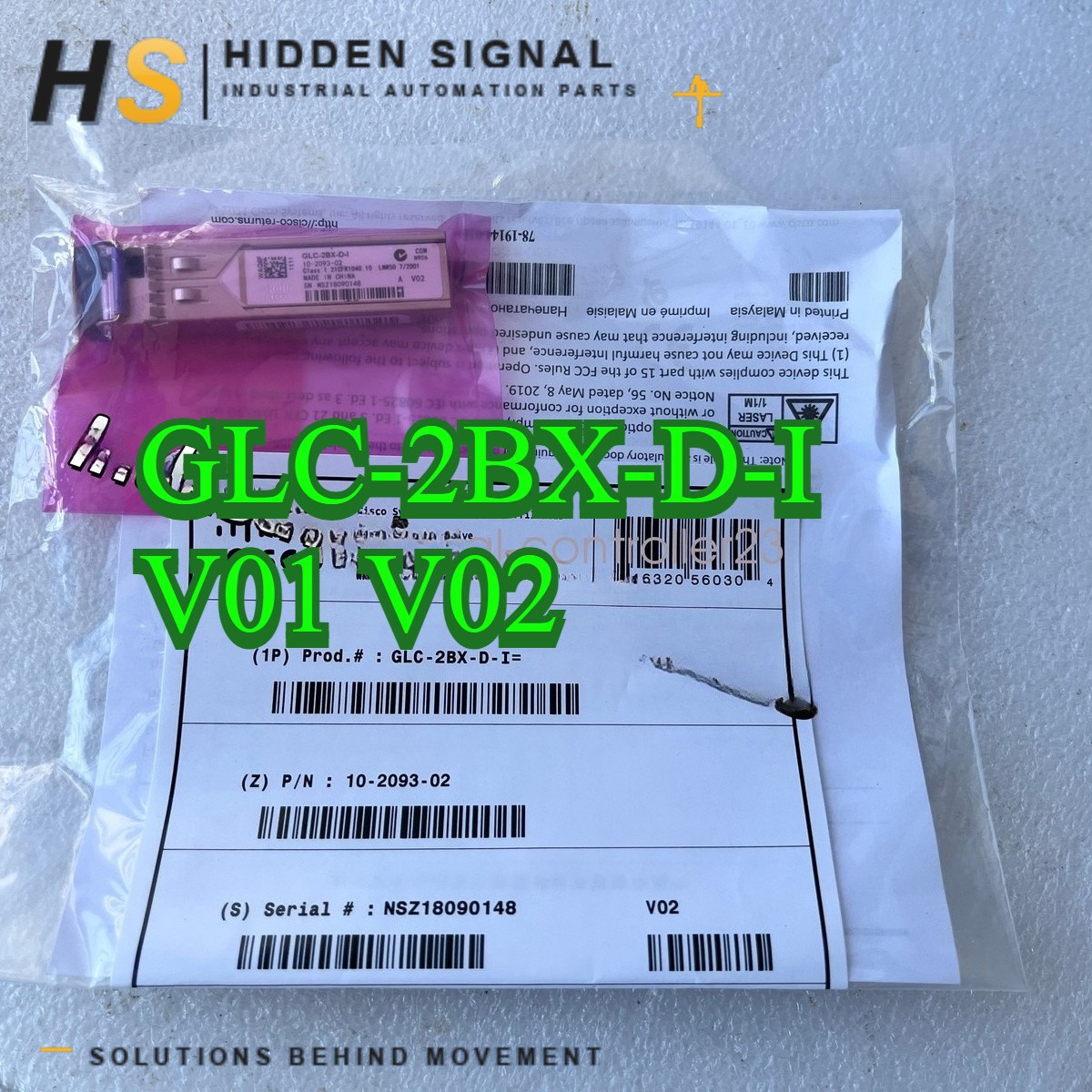 Cisco GLC-2BX-D-I V01 V02 New Factory Sealed Good quality Fast shipping