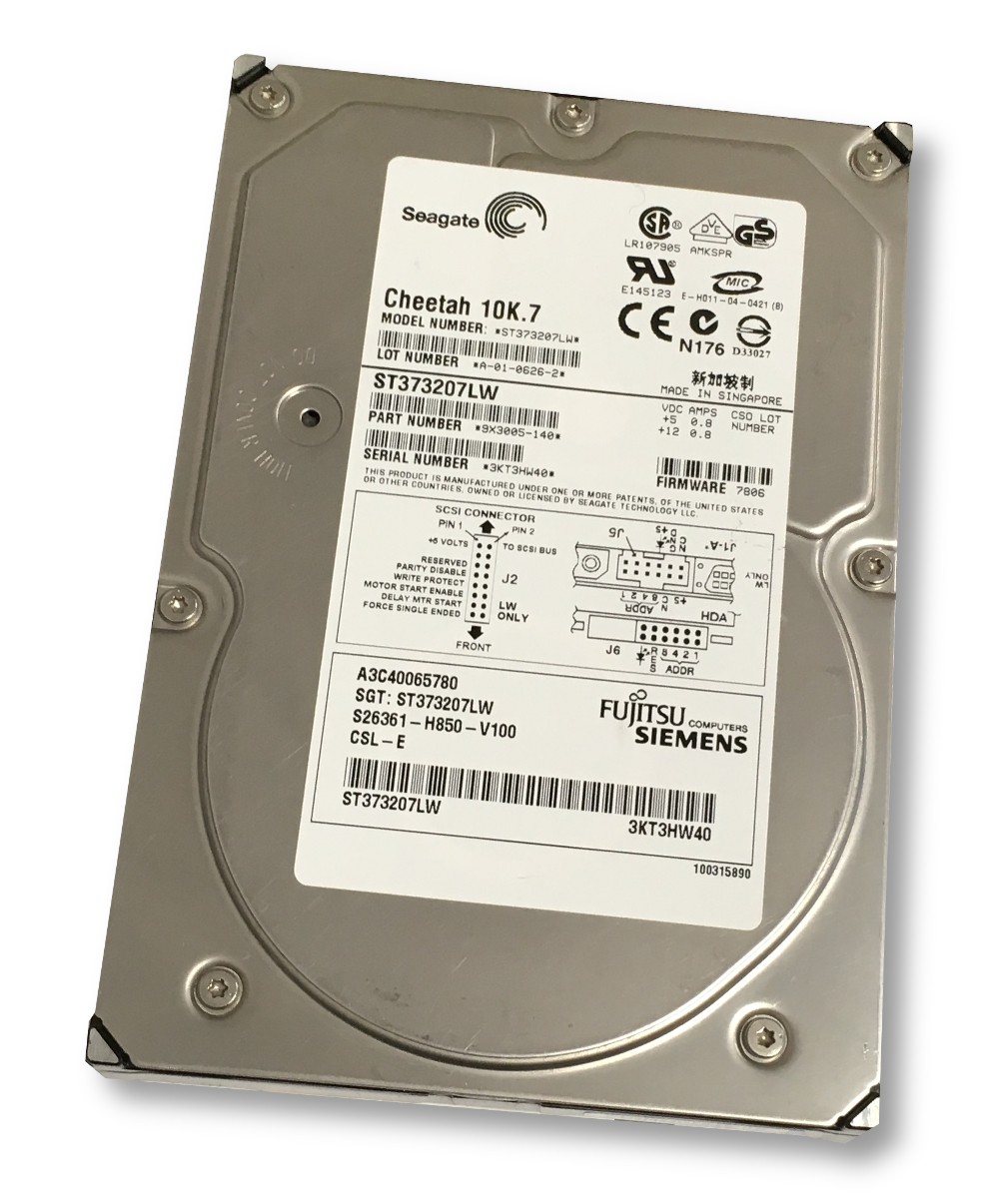Fujitsu S26361-H850-V100 SGT:ST373207LW A3C40065780 73GB