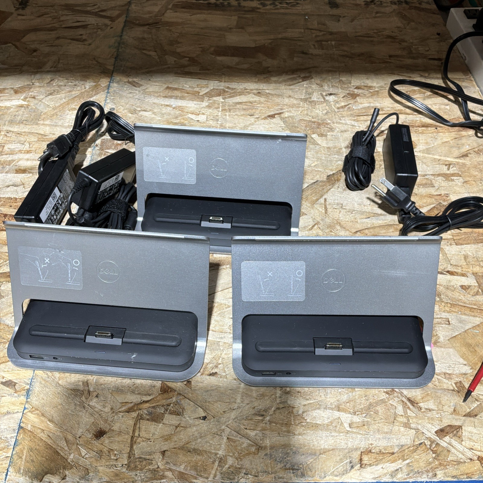 Lot Of 3 Dell K10A Venue11 Pro 5130 7130 7139 7140 Series Tablet Docking Station
