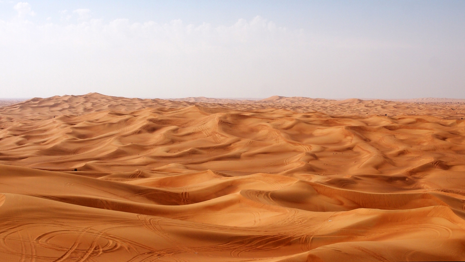 Landscape desert dunes sand outdoors Custom Gaming Mat Desk