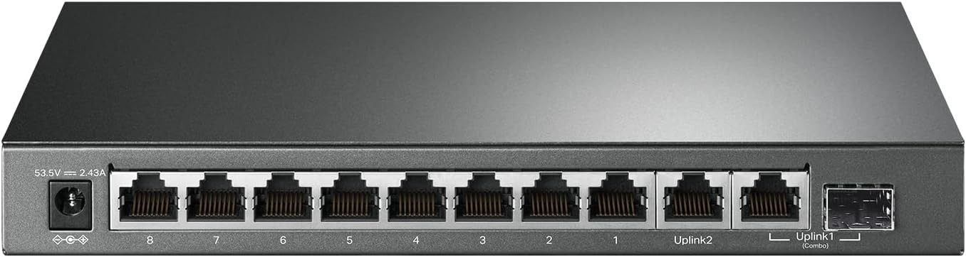 TP-Link 10 PORT GIGABIT DESKTOP PoE+ SWITCH 10/100/1000Mbps- TL-SG1210MP