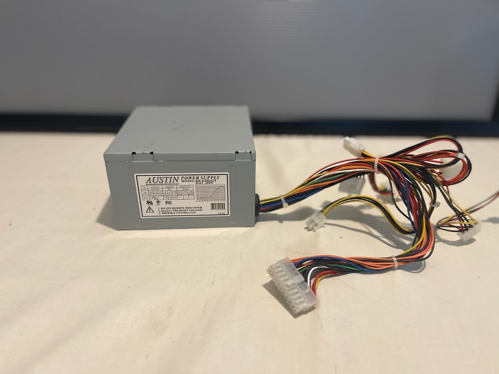 300W Power Supply Desktop PC ~ Austin DR-B300ATX ~ Retrogaming