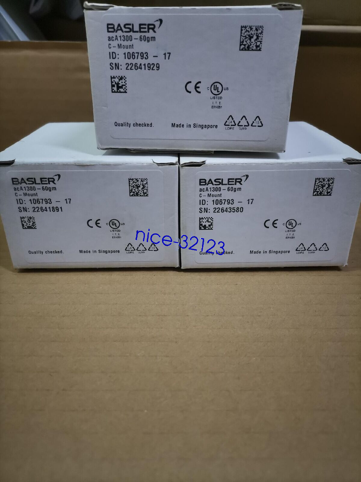 1pc new freeshipping for  Basler acA1300-60gm DHL/FEDEX
