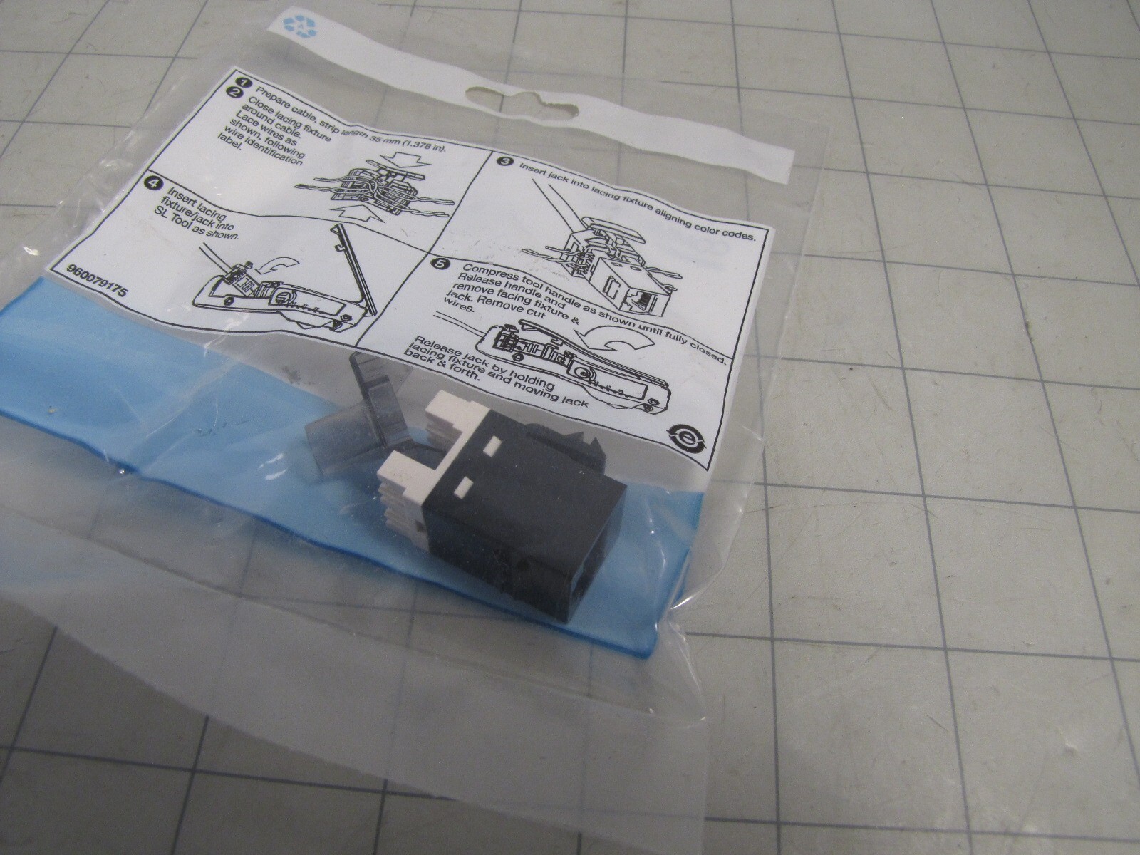 Commscope USL600-BLK 760237627 Uniprise USL Series Modular Jack RJ45 NEW