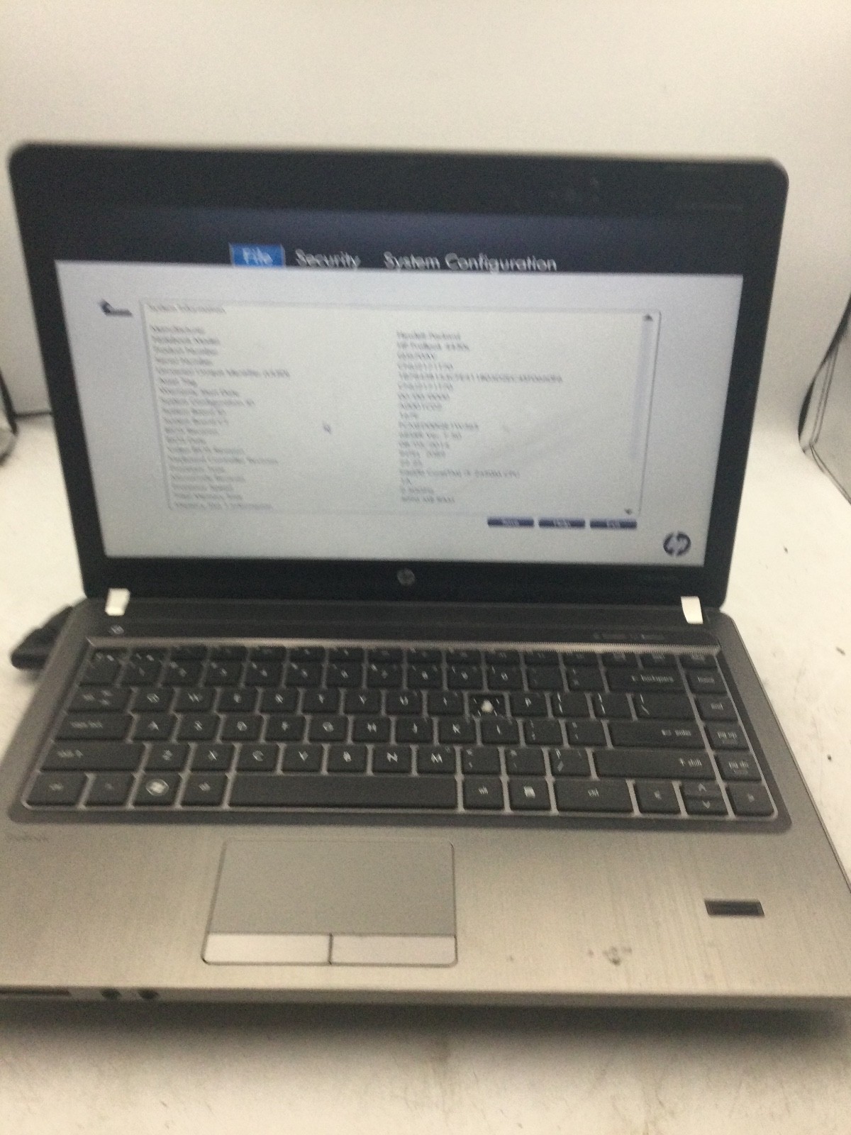 HP PROBOOK 4430s - BOOTS TO BIOS - INTEL I5 2450M - 4GB RAM -READ DESCRIPTION-BB