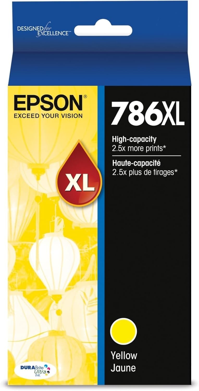 Epson 786XL DURABrite Ultra High Capacity Yellow