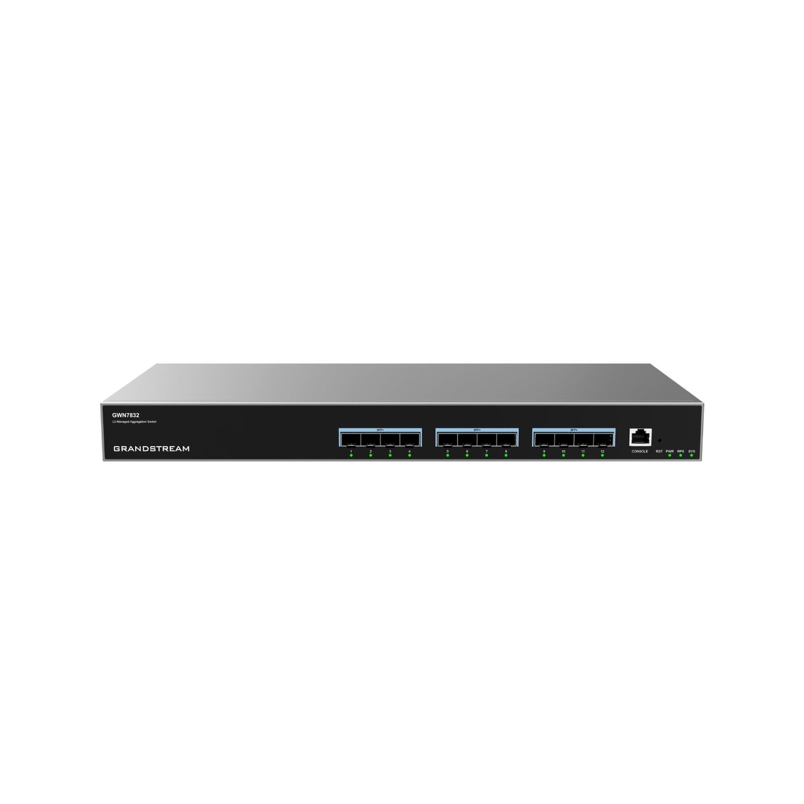 Grandstream GWN7832 Enterprise Layer 3 Managed Aggregation Switch, 12 x SFP+