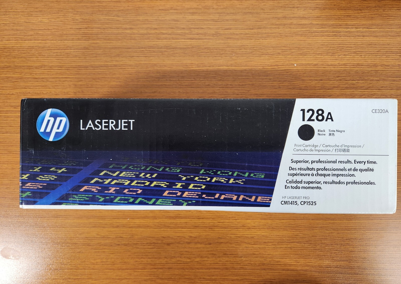Genuine HP 128A (CE320AD) Black Toner Cartridge HP LaserJet CM1415 CP1525