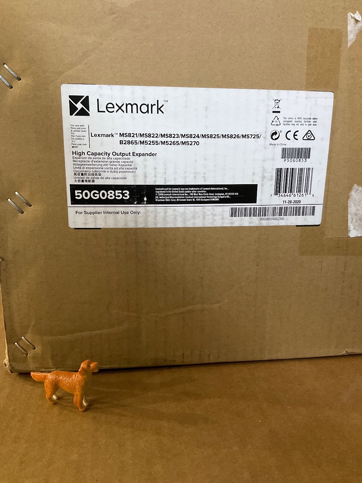 Lexmark High Capacity Output Expander B2865 MX826 50G0853 ✅❤️️✅❤️️ NEW