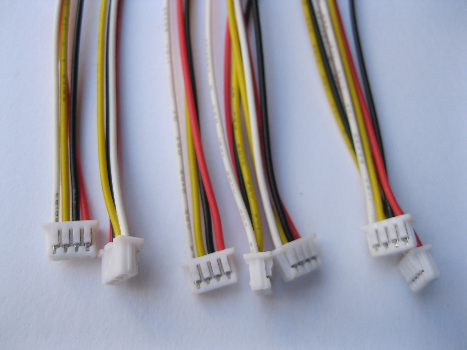 50 pcs 1.25mm Pitch 4 Pin Female Connector with 28AWG 150mm (5.9") Leads Cable