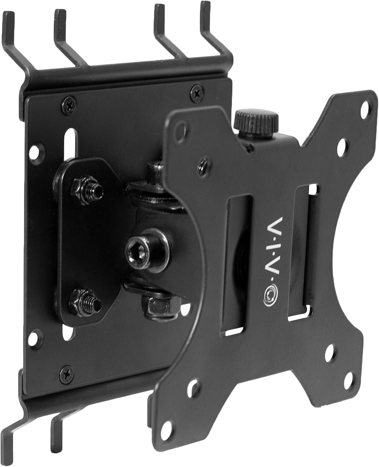 Black Single Monitor Pegboard Mount, up to 32 in Screens, Mount-Pb1