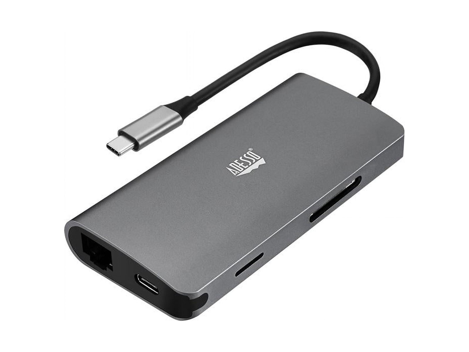 Adesso AUH-4030-3 Auh-4030 8 In 1 Usb-c Multiport Docking (auh40303)