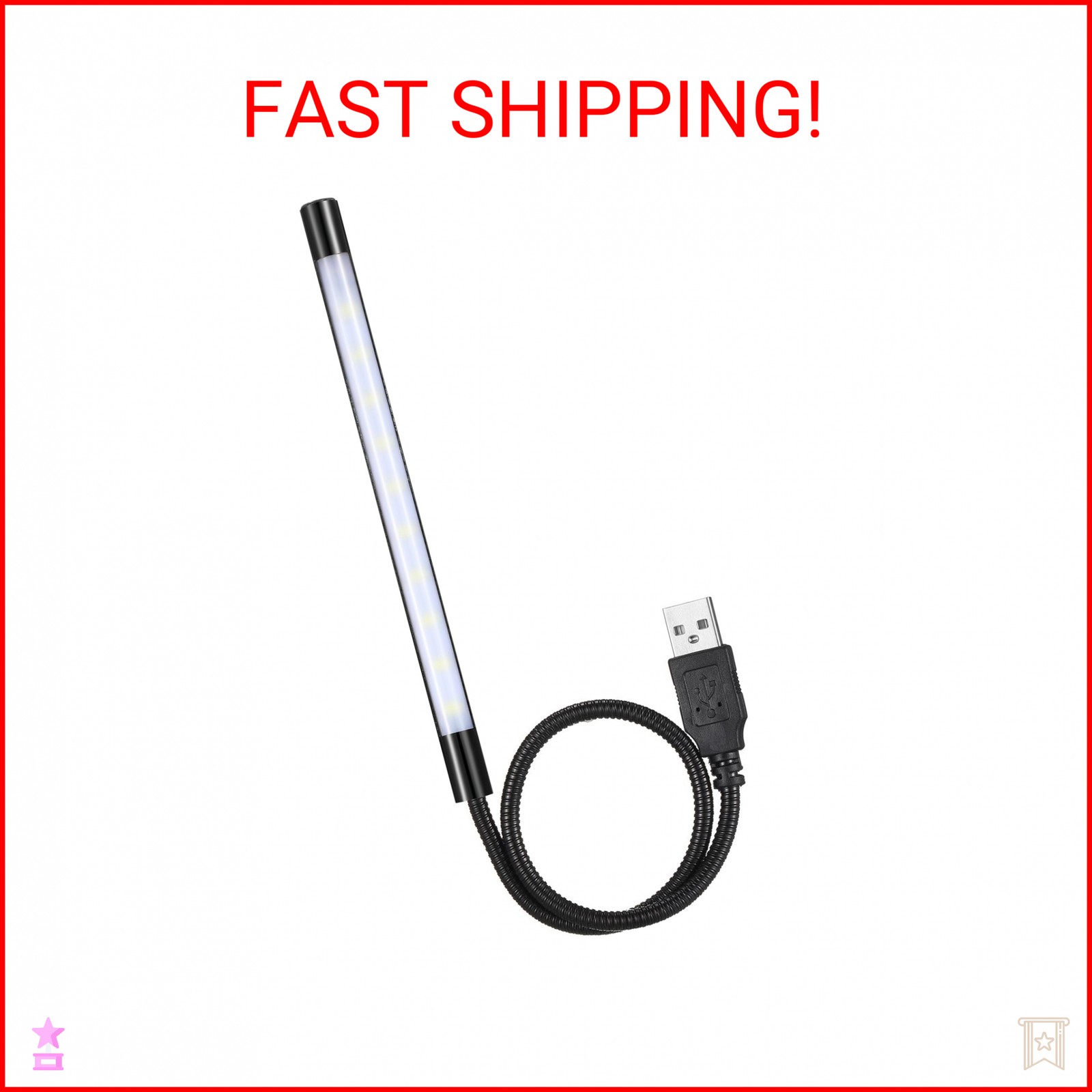 Mudder Portable USB Light Laptop Light for Keyboard Flexible Stick Dimmable Touc