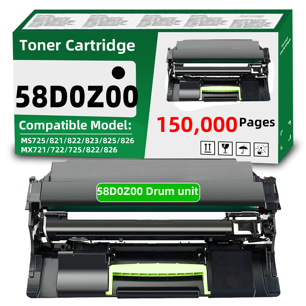 58D0Z00 Imaging Unit  Compatible for Lexmark MS725 MS821 MS822 MS823 MS825 MS826