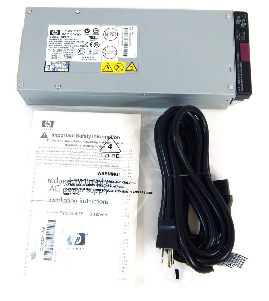 Compaq Comp. HOT Plug RPS NEMA 5-15 Cord (267555-001)