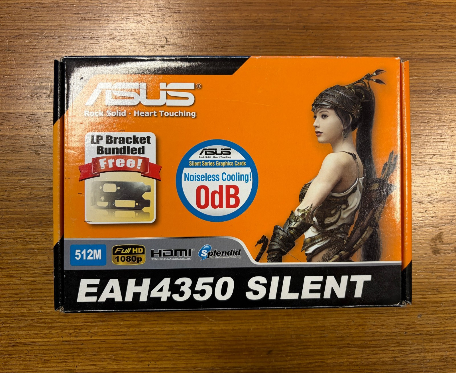 ASUS EAH4350 SILENT/DI/512MD2/LP PCI-E 512MB DVI VGA HDMI Video Card