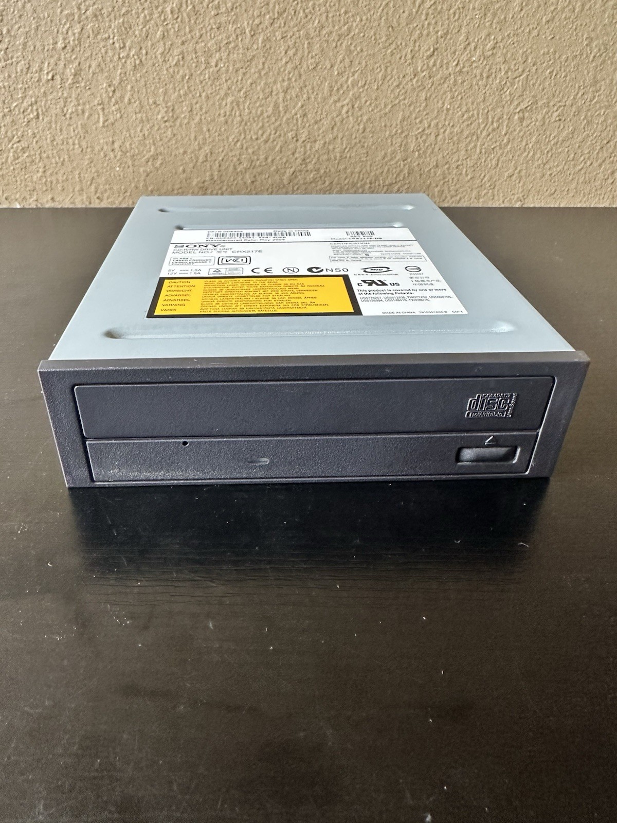 Vintage Sony Dell Internal IDE CD/RW CD Burner Optical Drive CRX217E PC D9404