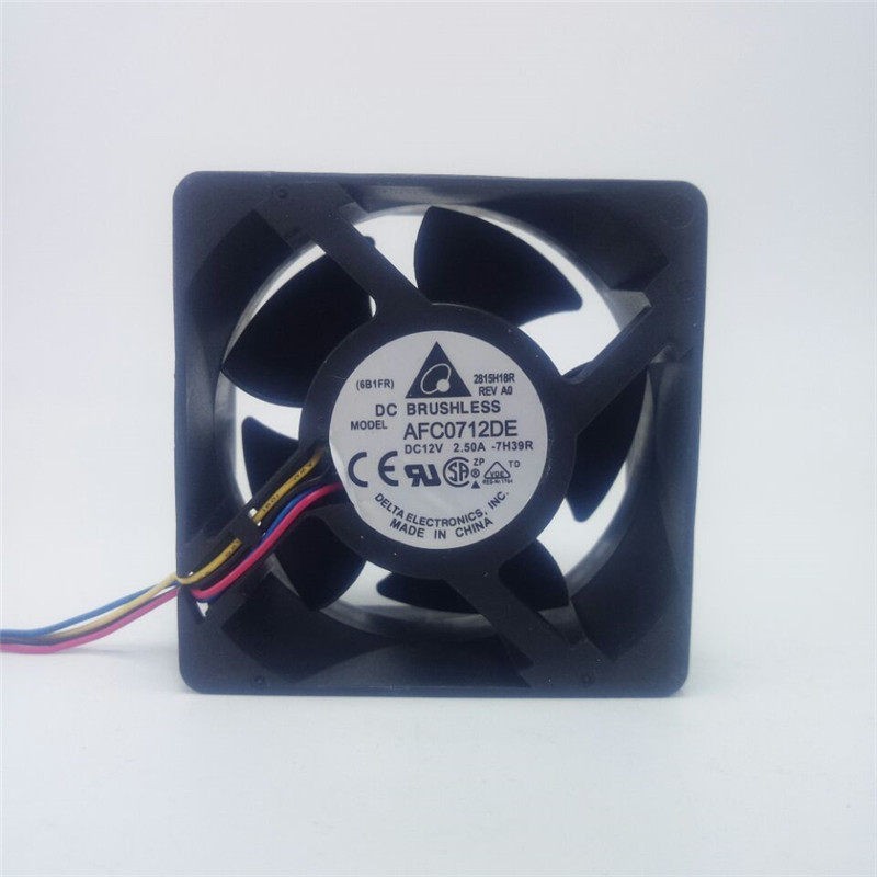 1PCS Delta AFC0712DE 12V 2.5A 7038 4-wrie  PWM Temperature-Controlled