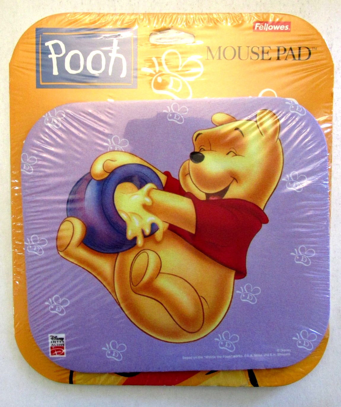 VTG Fellowes Classic Pooh Mouse Pad Disney Interactive Winnie the Pooh