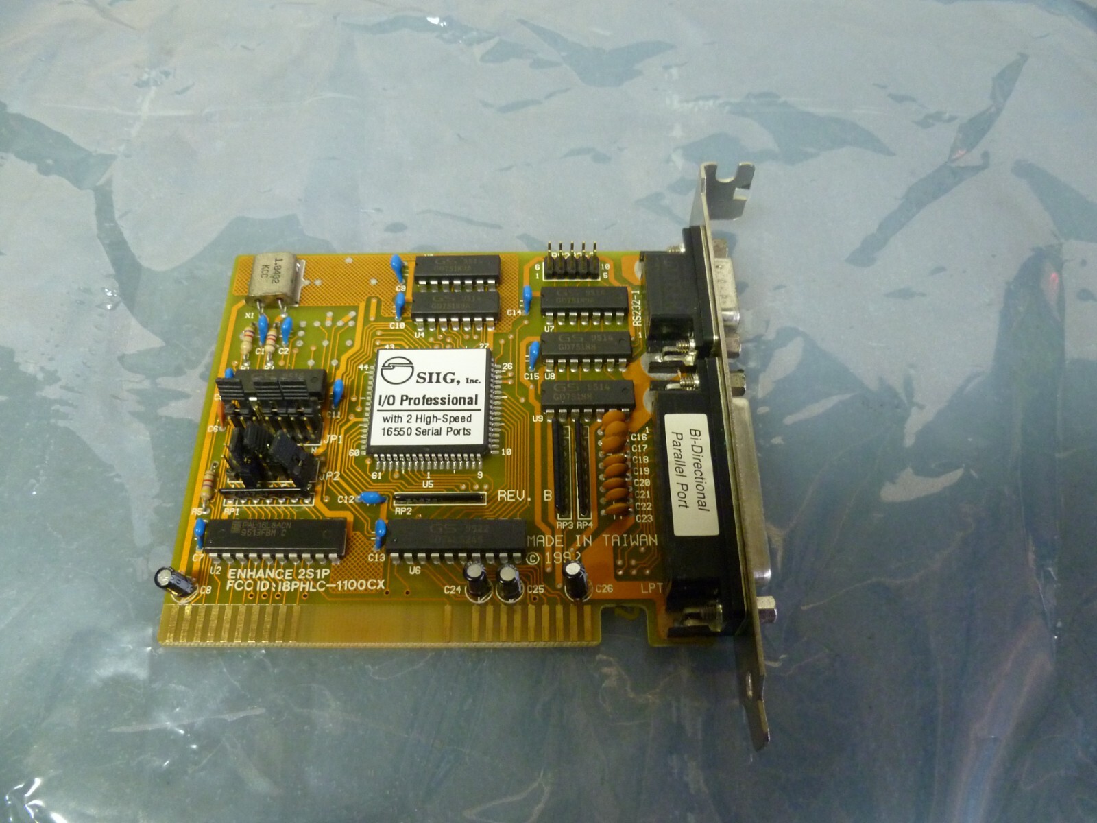 VINTAGE SIIG I/O PROFESSIONAL JJ-A21012 WITH 2 HIGH-SPEED 16550 SERIAL PORTS