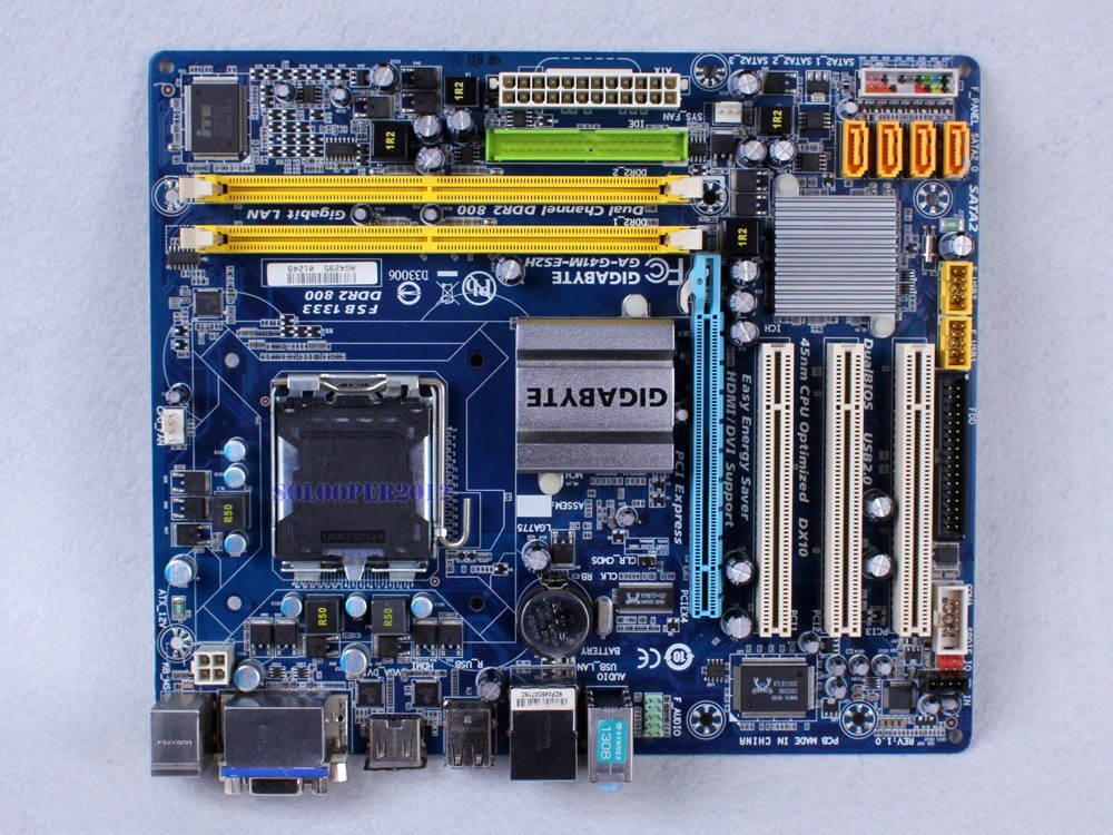 Gigabyte GA-G41M-ES2H V1.0 Motherboard Intel G41 Socket LGA 775 DDR2