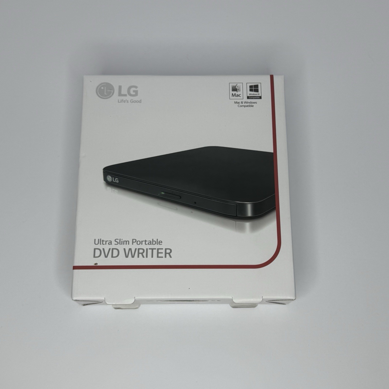 LG Ultra Slim Portable DVD Writer SP80NB80 USB 2.0 Mac & Windows Compatible BNOB
