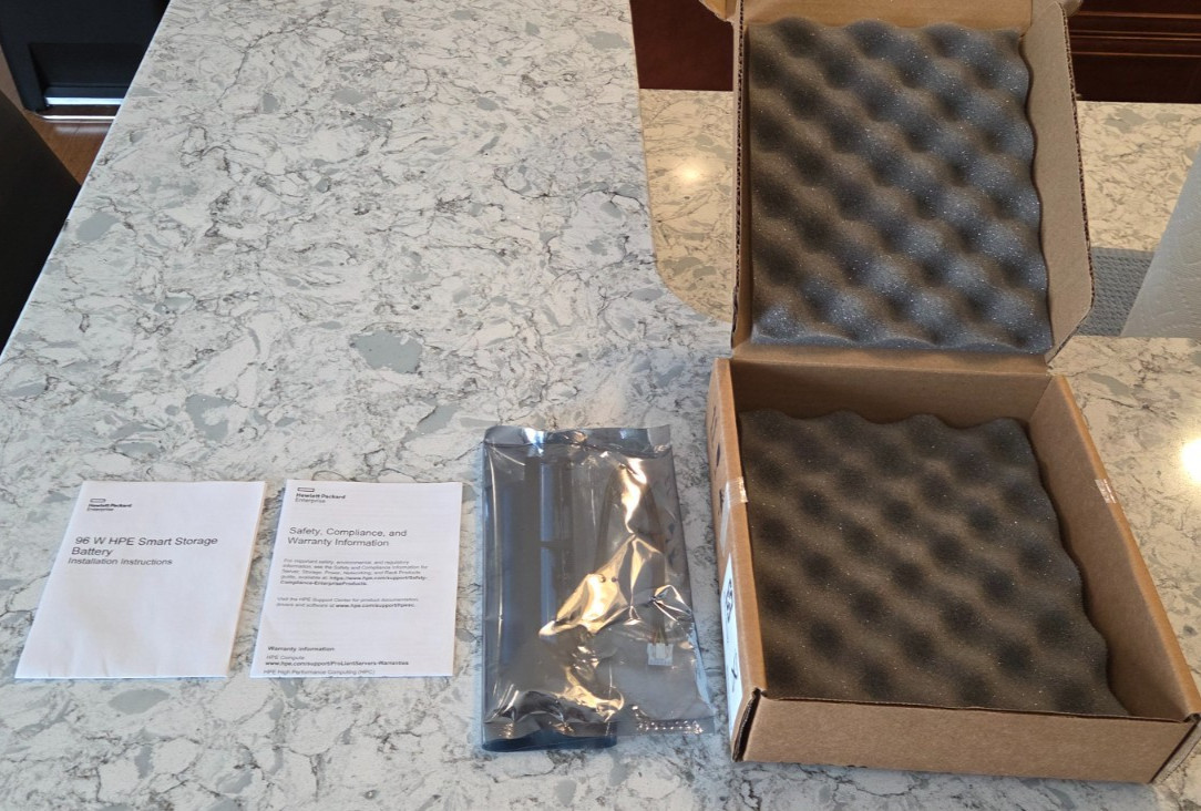 New HPE 96W Smart Storage Battery 260mm Hewlett Packard Sealed