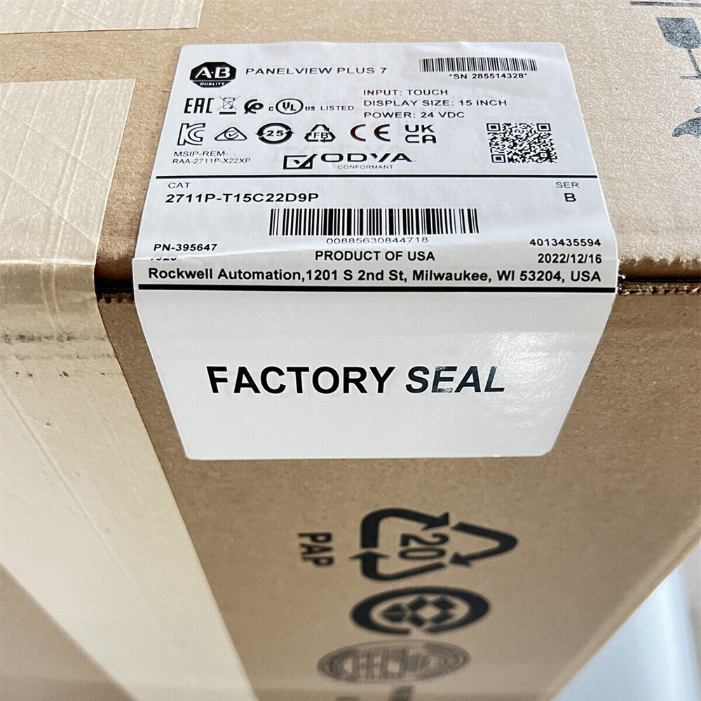 2711P-T15C22D9P /B PanelView Plus 7 2711PT15C22D9P New Fast FedEx or DHL